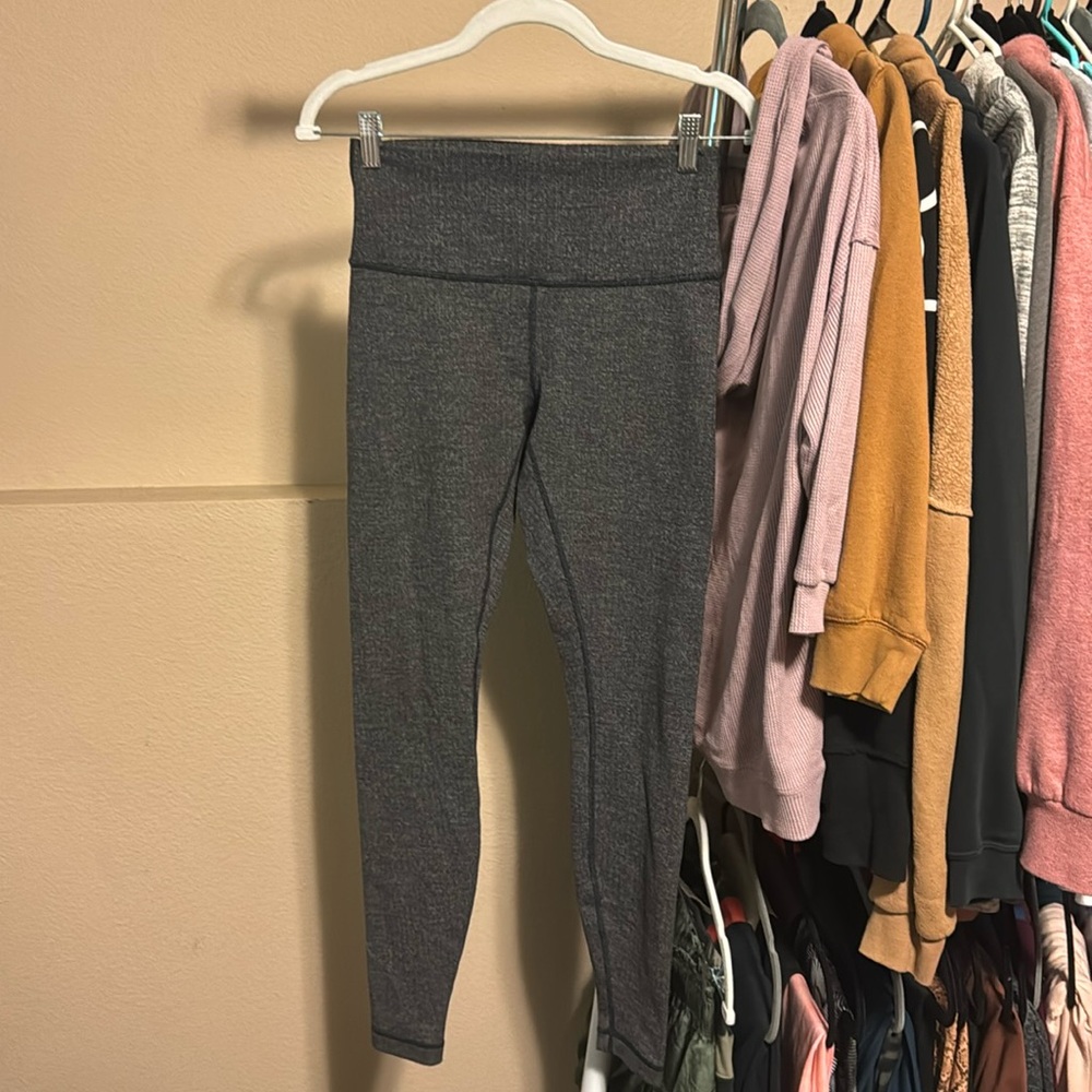 Lulu Dark Gray Full Length Leggings